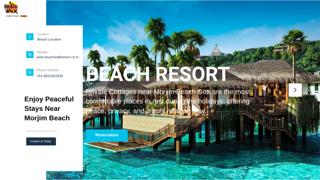 Private Cottages near Morjim Beach Goa